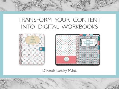 Transform Content into Digital Workbooks