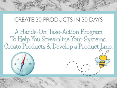 Create 30 Products in 30 Days