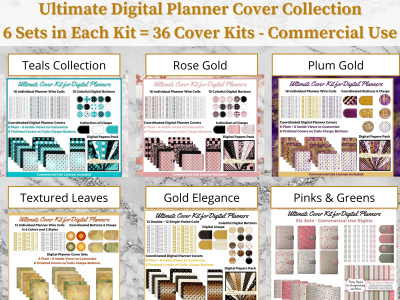 Ultimate Digital Planner Covers - Combo Kit Collection Bundle
