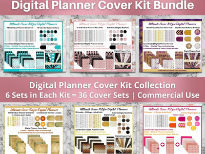 Ultimate Digital Planner Covers - Combo Kit Collection Bundle