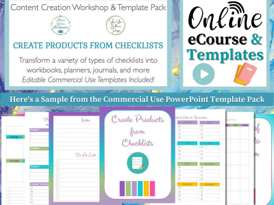 Workshop & Templates: Create Products from Checklists
