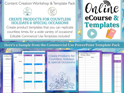 Workshop & Templates: Create Products for Countless Holidays
