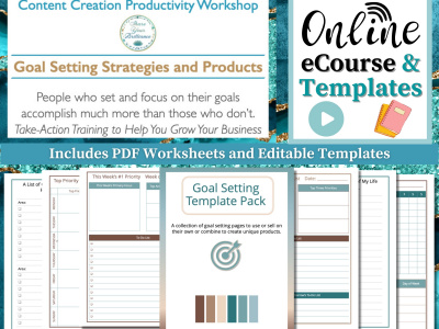 Workshop & Templates: Goal Setting Strategies & Products