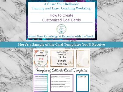 Workshop: How to Create Customized Goal Cards