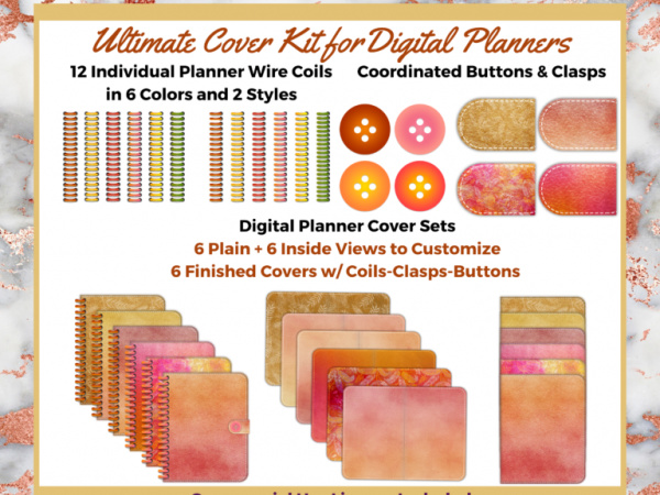 Ultimate Digital Planner Cover Kit #6 - Autumn Collection