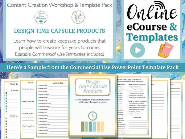 Workshop & Templates: Design Time Capsule Products