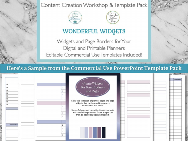 Workshop & Templates: Wonderful Widgets & Page Layouts
