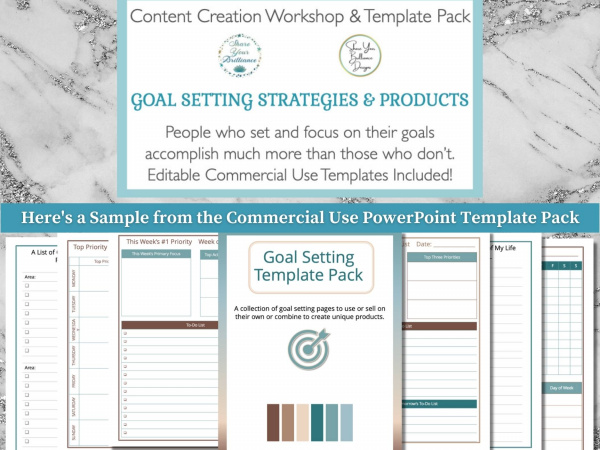 Workshop & Templates: Goal Setting Strategies & Products