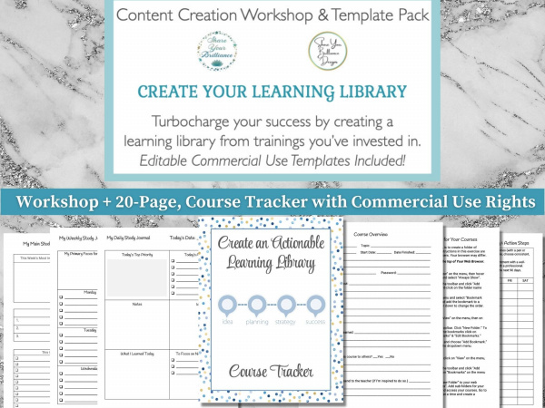 Workshop: Create an Actionable Learning Library