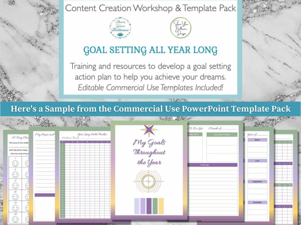 Workshop & Templates: Goal Setting All Year Long