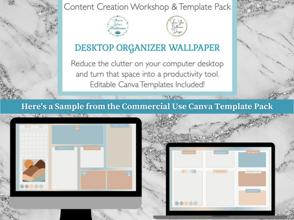 Workshop & Templates: Desktop Organizer Wallpaper